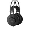 AKG K52 closed-back studio headphones with over-ear design for professional audio monitoring