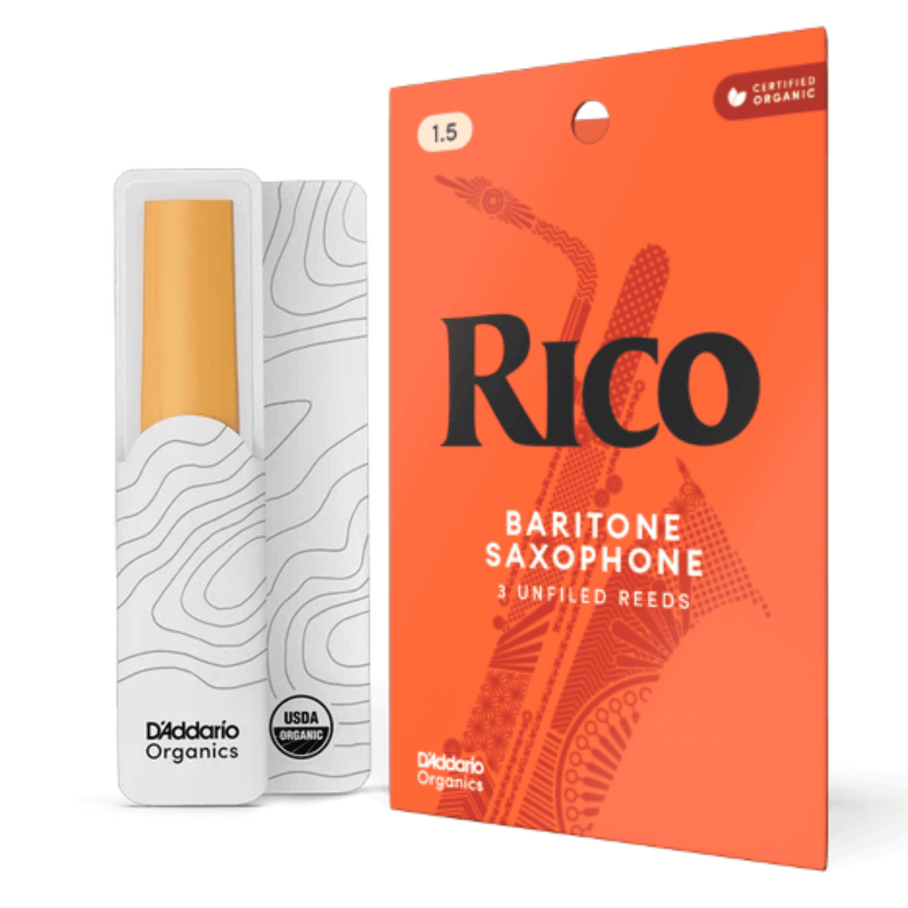 D'Addario Rico RLA0315 Reeds for Baritone Sax (Pack of 3)