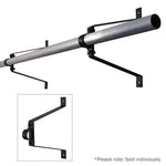 elumen8 300mm Black Pipe to Wall Brackets - DY Pro Audio