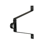 elumen8 300mm Black Pipe to Wall Brackets - DY Pro Audio