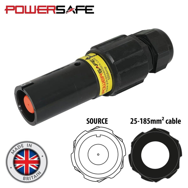 elumen8 L2 Black Powersafe 500A Line Source 150mm2 - DY Pro Audio