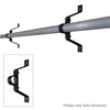 elumen8 Pipe To Wall Brackets 100mm Black - DY Pro Audio
