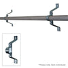 elumen8 Pipe To Wall Brackets 100mm Zinc - DY Pro Audio
