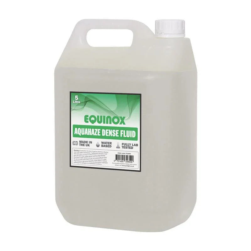 Equinox 5 Litres Haze Fluid Aquahaze High Density - DY Pro Audio