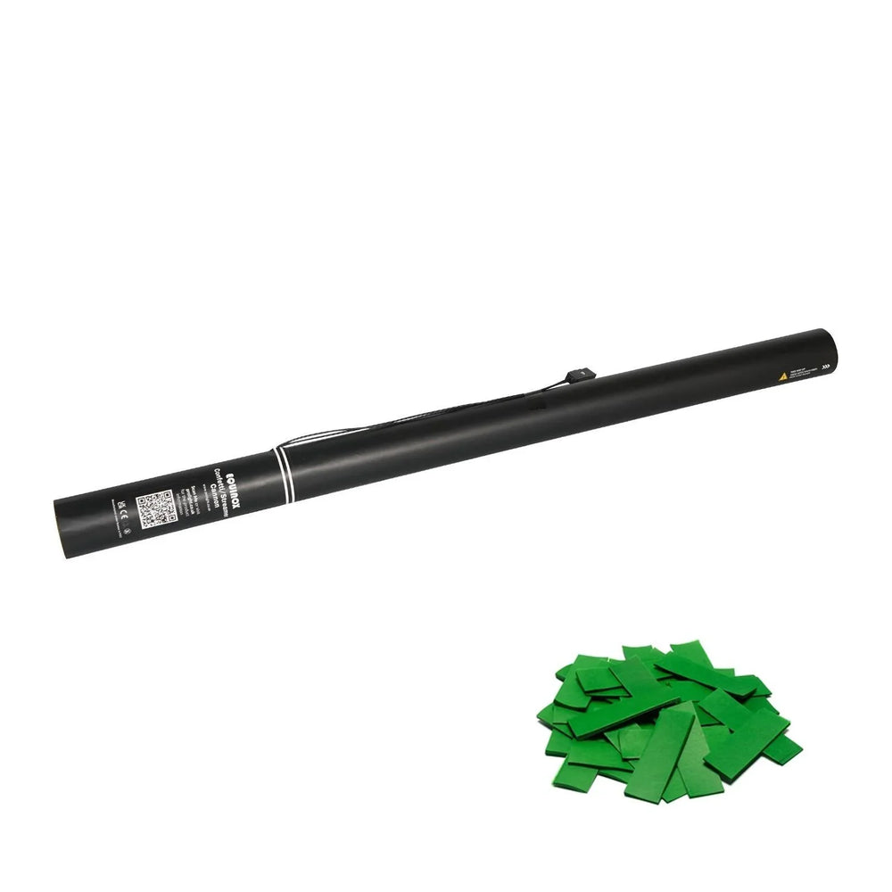 Equinox 80cm Electric Dark Green Confetti Cannons - DY Pro Audio