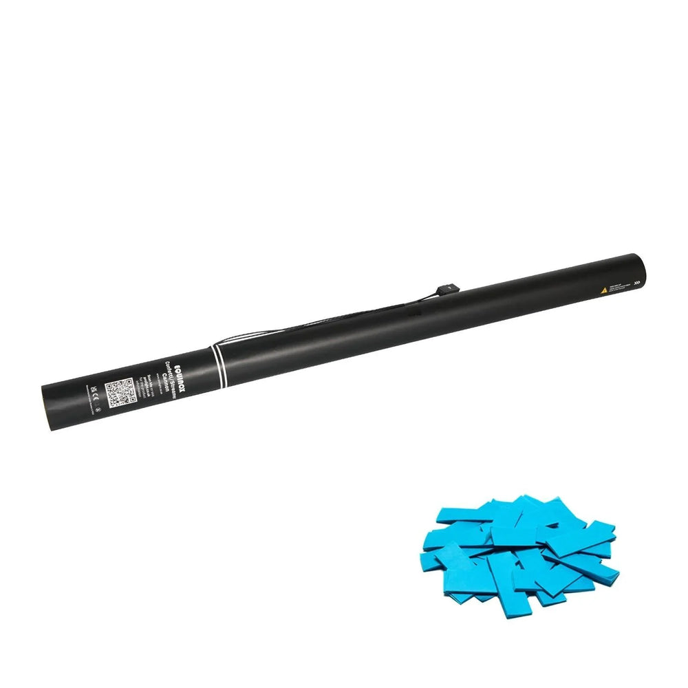 Equinox 80cm Electric Light Blue Confetti Cannons - DY Pro Audio