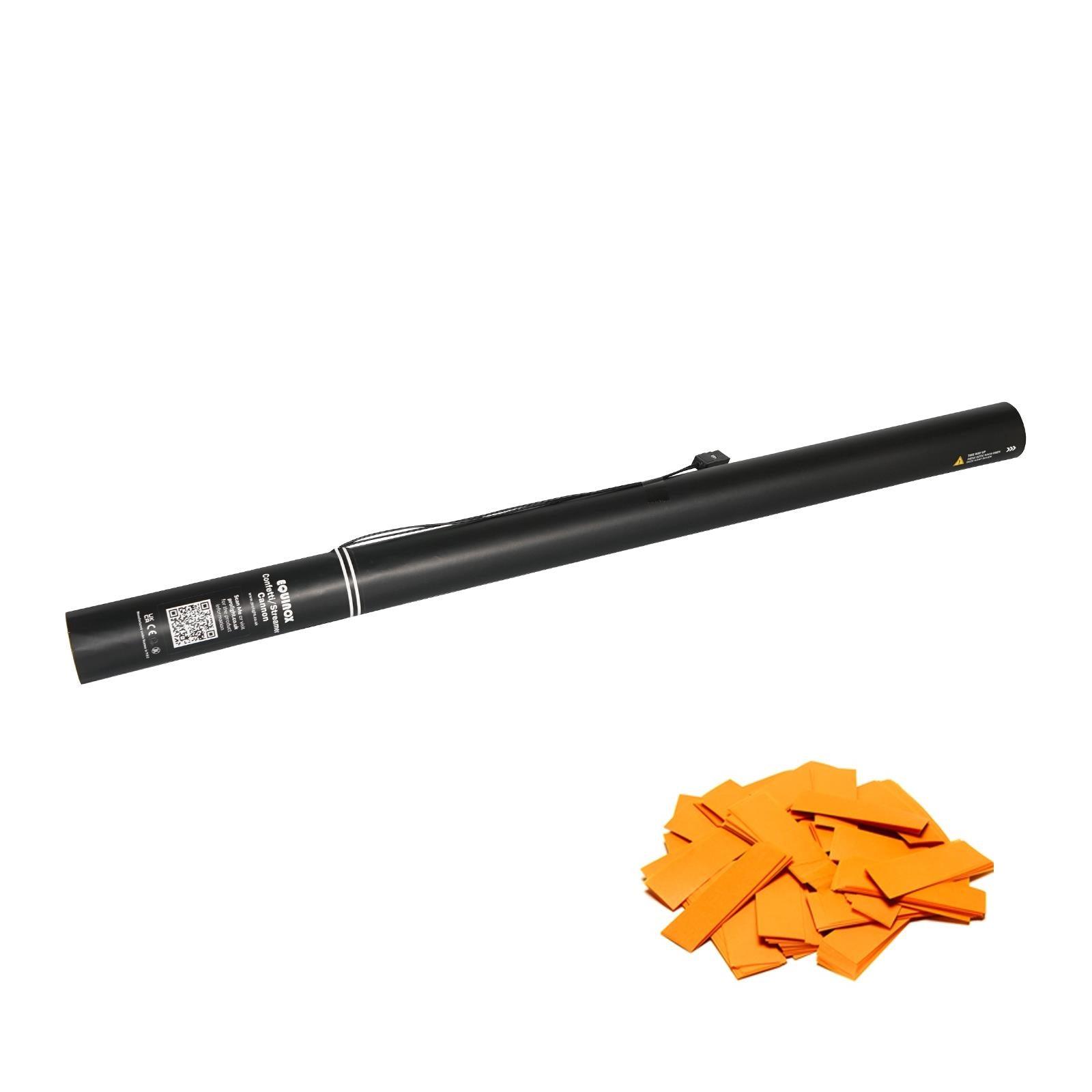 Equinox 80cm Electric Orange Confetti Cannons - DY Pro Audio