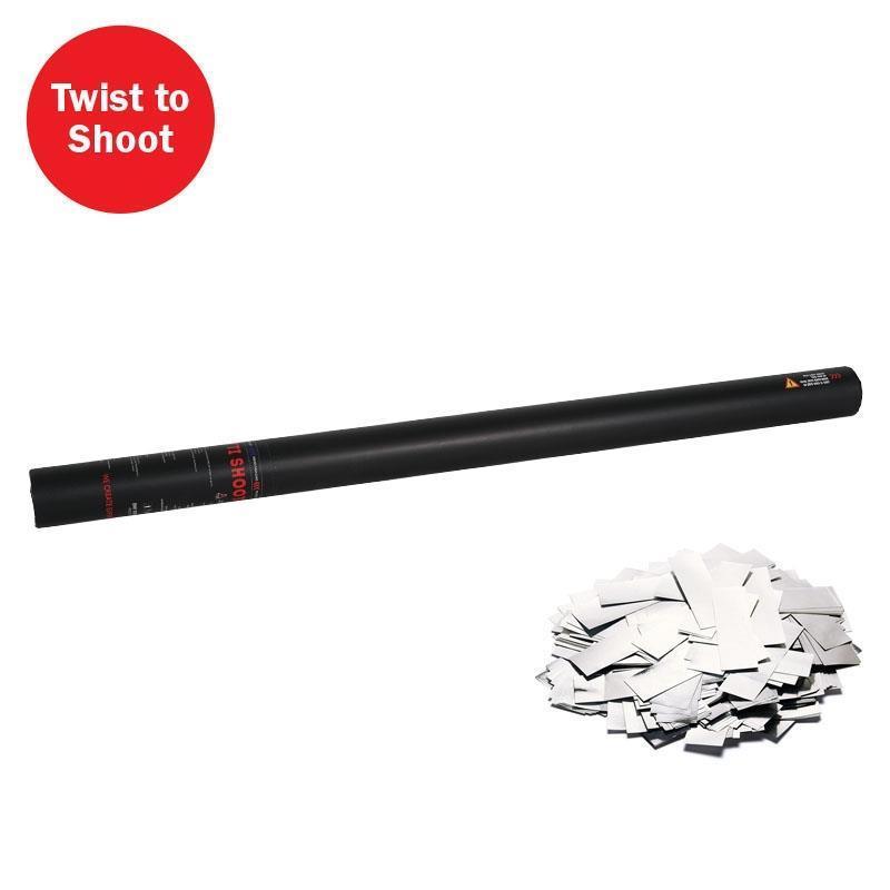 Equinox 80cm Silver Metallic Handheld Confetti Cannon - DY Pro Audio
