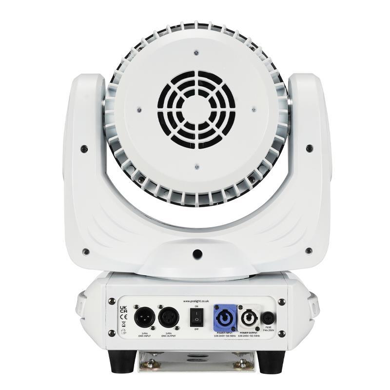 Equinox Fusion 260ZR Moving Head White with DMX Cable - DY Pro Audio