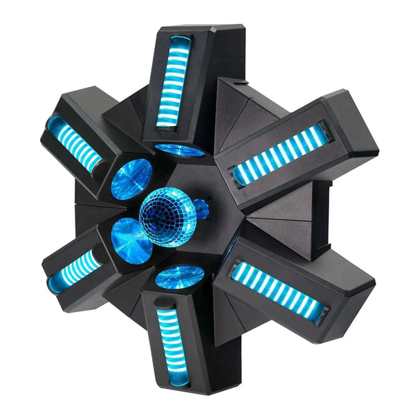 Equinox Radiance Centrepiece 6 x 40w RGBW LED Effect Light - DY Pro Audio