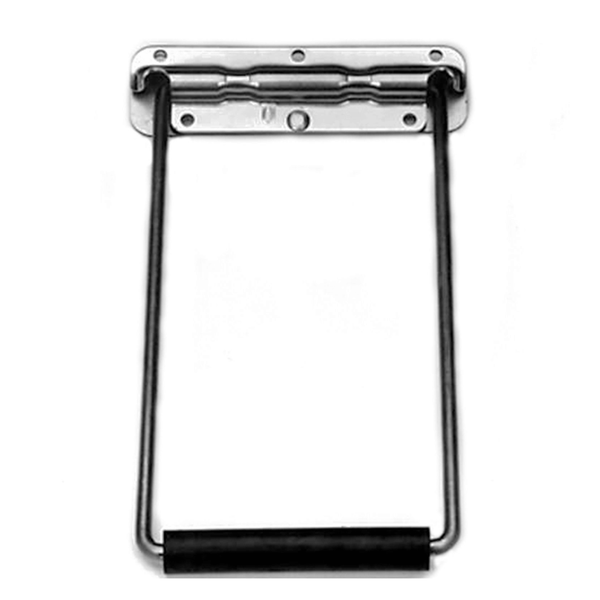 Penn Elcom H1052-250 Flight Case Sprung Surface Handle, with 250mm / 9.84" Extended Grip