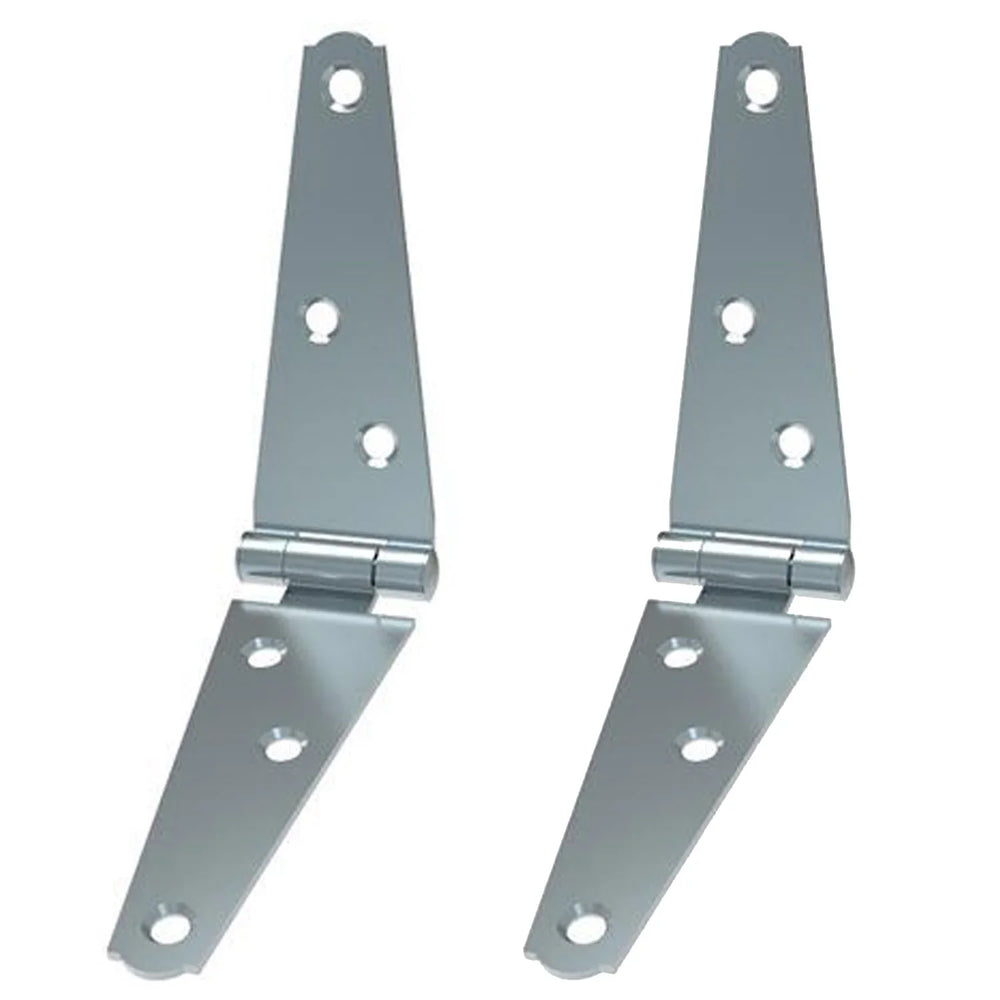 2 x Penn Elcom Small Strap Zinc Hinge with Countersunk Holes
