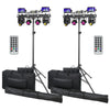 2 x Equinox Gigabar FX1 5 - in - 1 LED Light Bar System with Bags