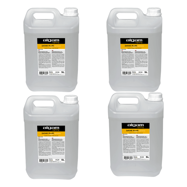 4 x Algam Lighting 5 Litres Low Level Desnity Smoke Fluid