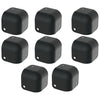 8 x Penn Elcom Black Metal Cabinet Corner 3 Led 13mm Radius