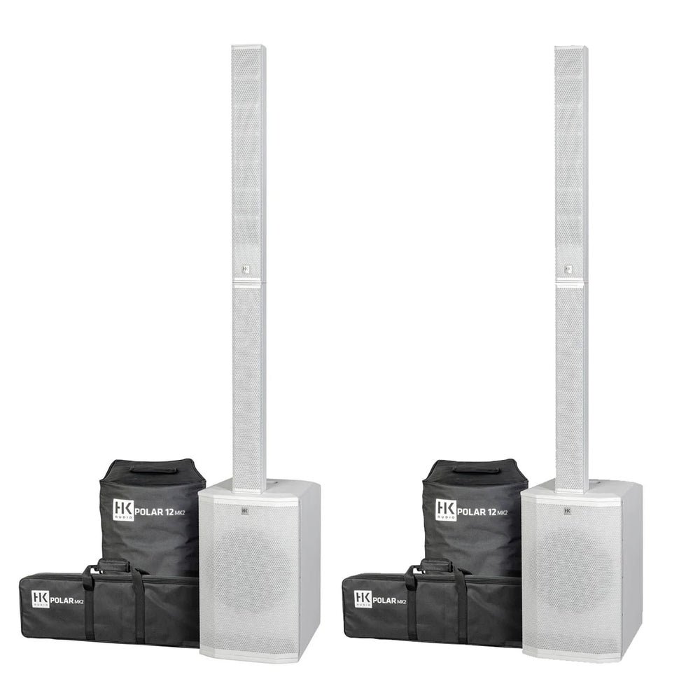 2 x HK Audio Polar 12 MK2 White Column System