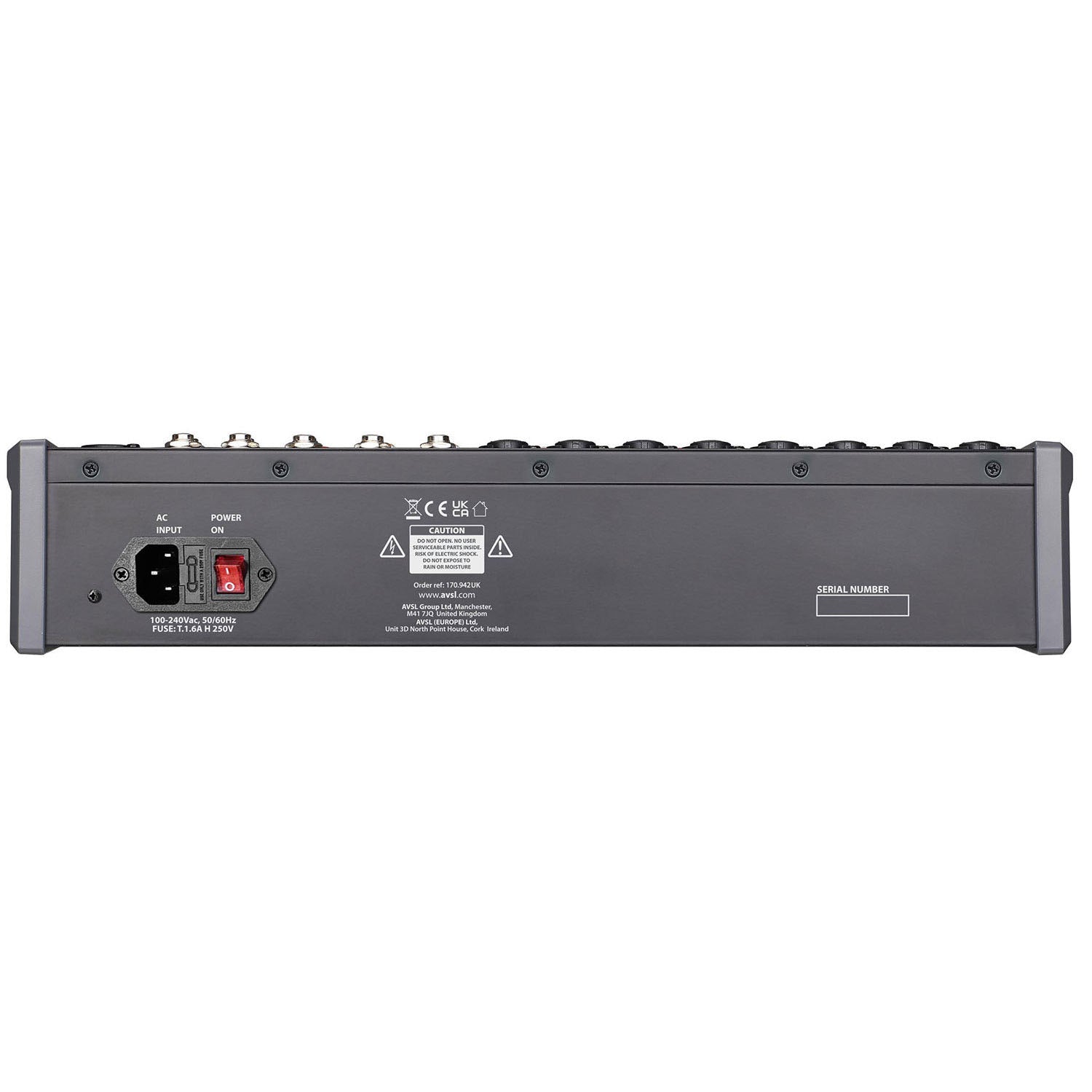 Citronic CMC-16 16 Channel Mixing Desk with USB Interface, and Bluetooth