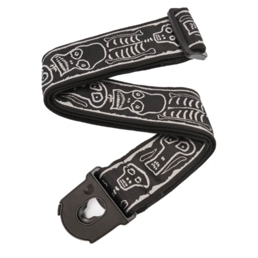 Joe Satriani Guitar Strap 50PLJS01 Planet Lock Electric, Skull N Bones