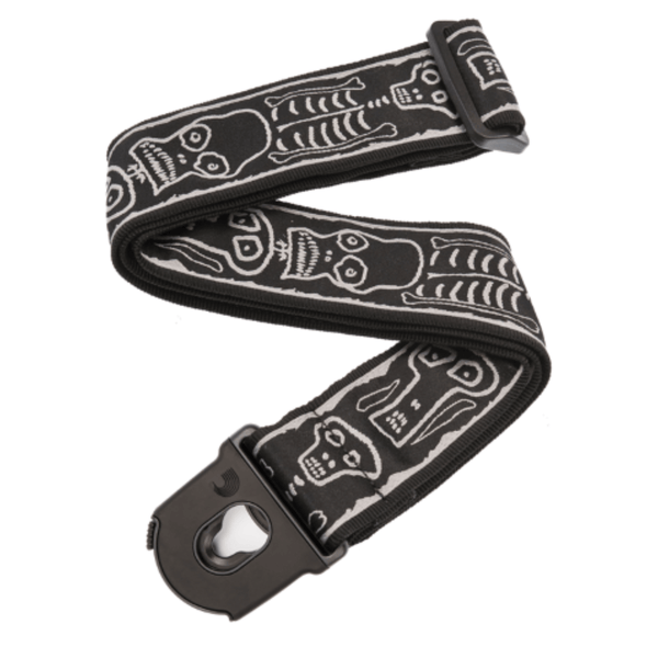 Joe Satriani Guitar Strap 50PLJS01 Planet Lock Electric, Skull N Bones