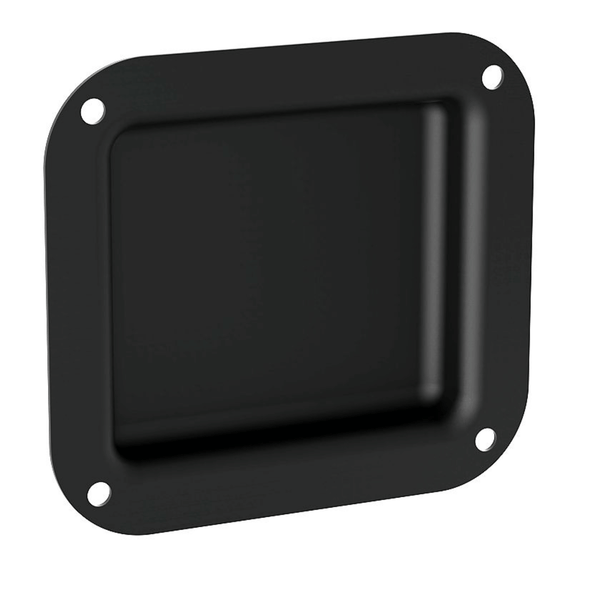 Penn Elcom D0946K small black recessed dish panel