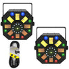 2 x Chauvet DJ Swarm Wash FX ILS Lighting Effect with DMX Cable