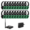 Q-Audio 20 Way Silent Disco Bundle With Bluetooth Transmitter & Charger