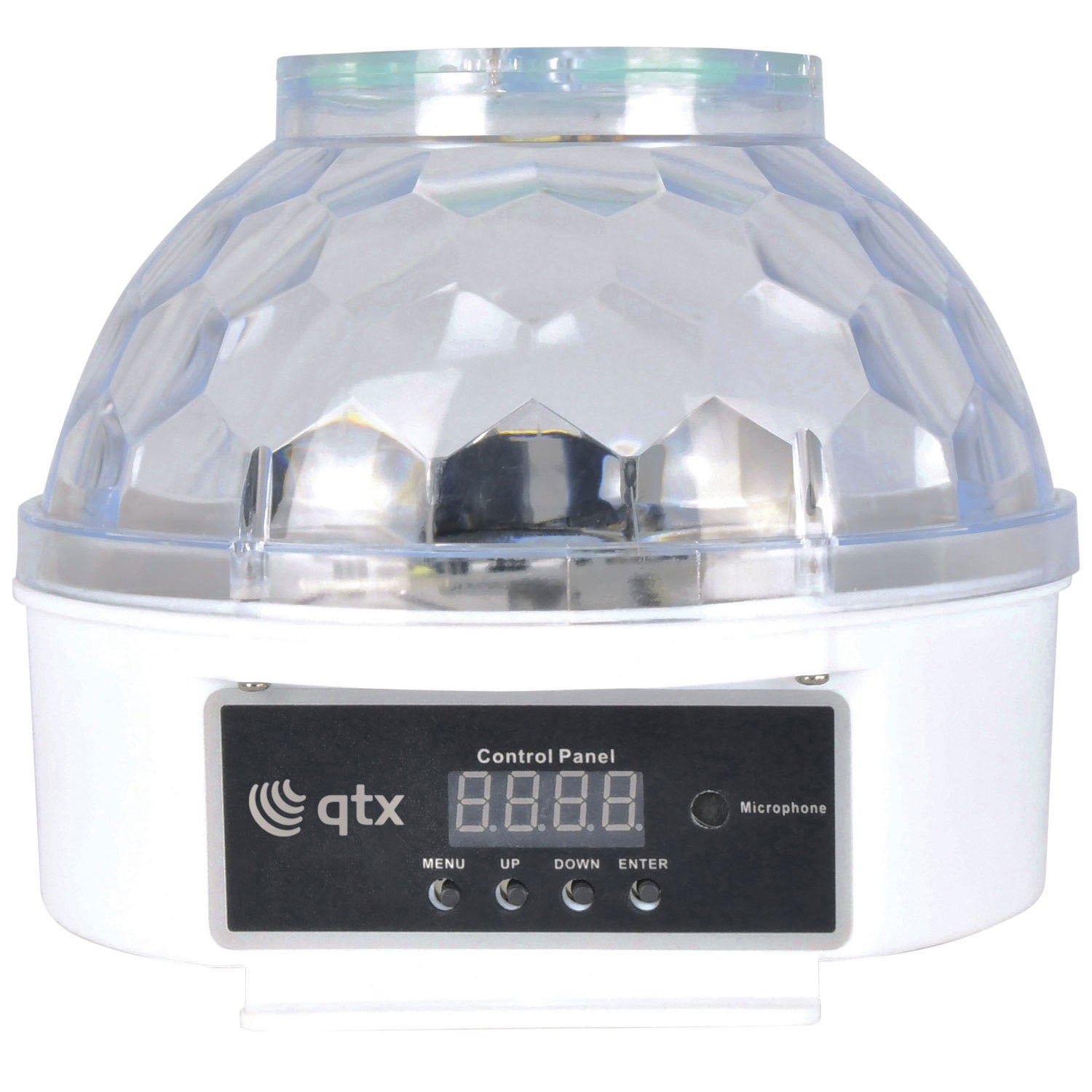 Dual QTX Crystal Blaze LED light effect units with rotating GOBOs