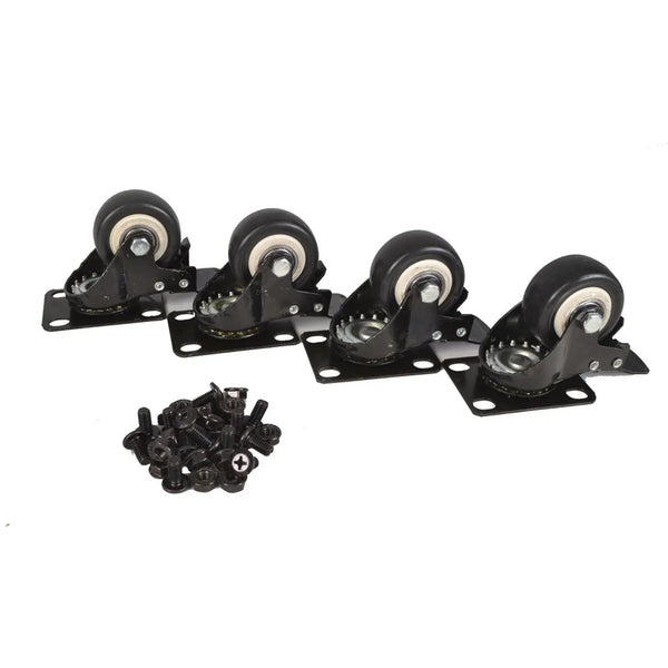 Cobra CW Castors Wheel Kit 4 x Wheel with brake and fixings with Fixings