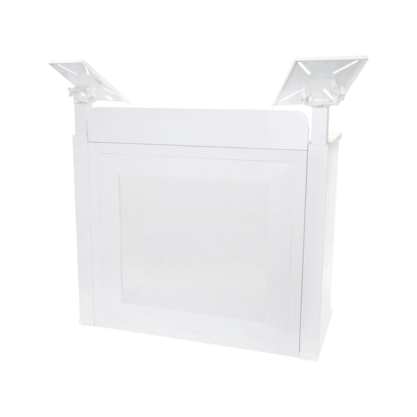 Equinox White Event DJ Booth Table Stand