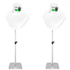 2 x Equinox Helix Evo XP White 150w Barrel Effect Light with Stands