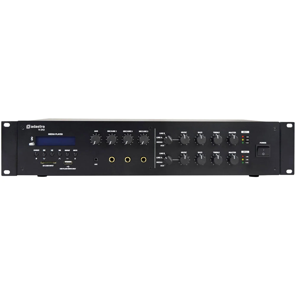 Adastra V-242 Mixer-Amplifier 100V with DAB+/FM/USB/SD/BT