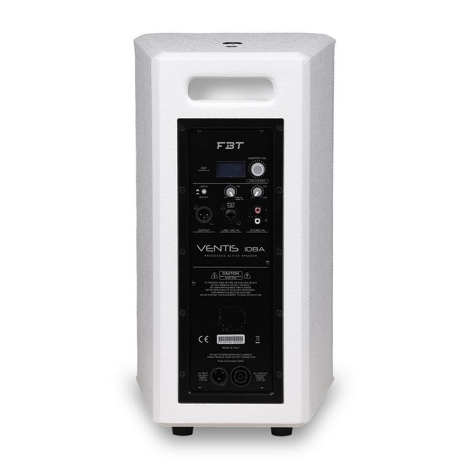 FBT Ventis 108a 8" 900w Active Speaker White - DY Pro Audio