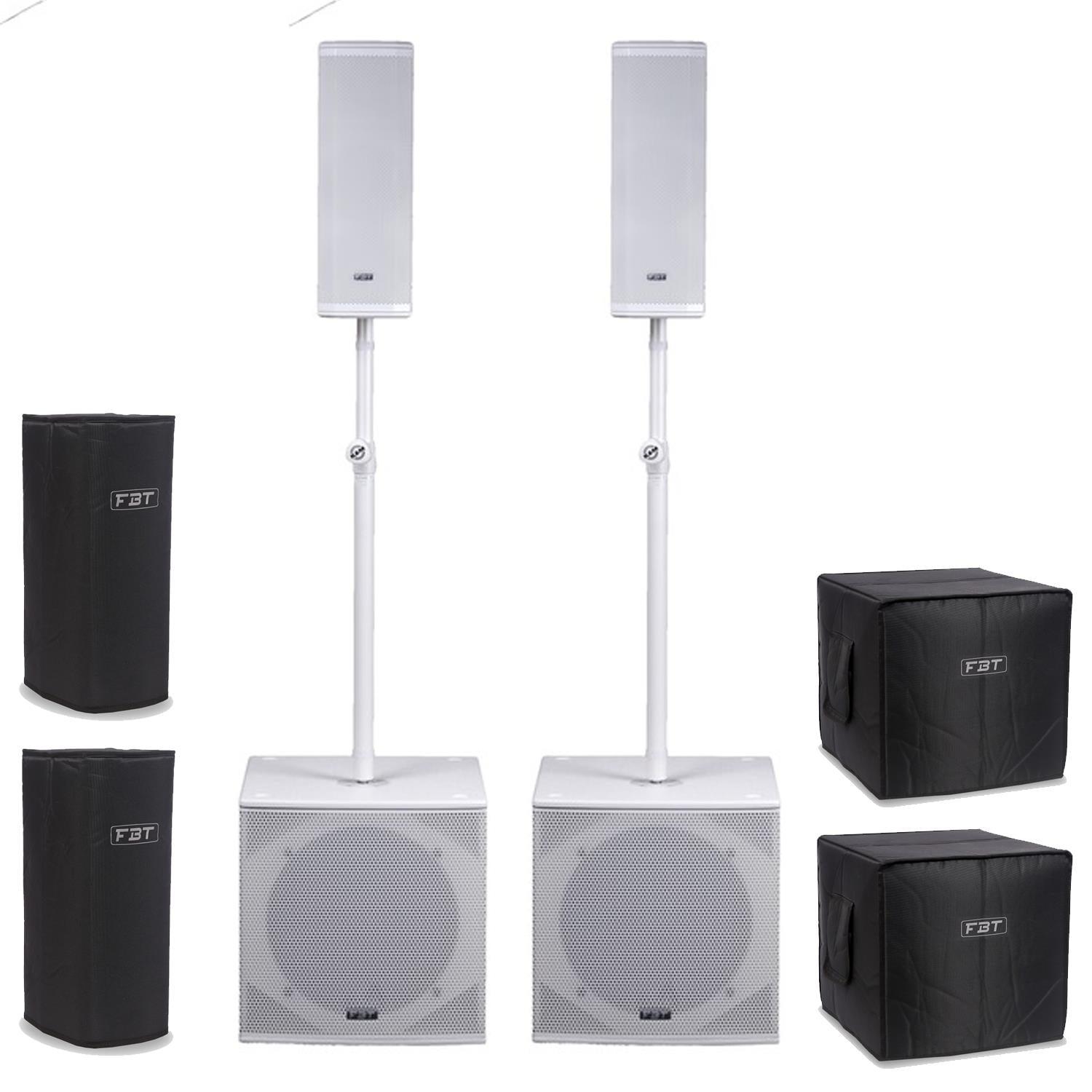 FBT VN2500 Active PA System Package White - DY Pro Audio