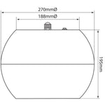 Adastra 6.5" 16.5cm White 100v PS Series Pendant Speakers