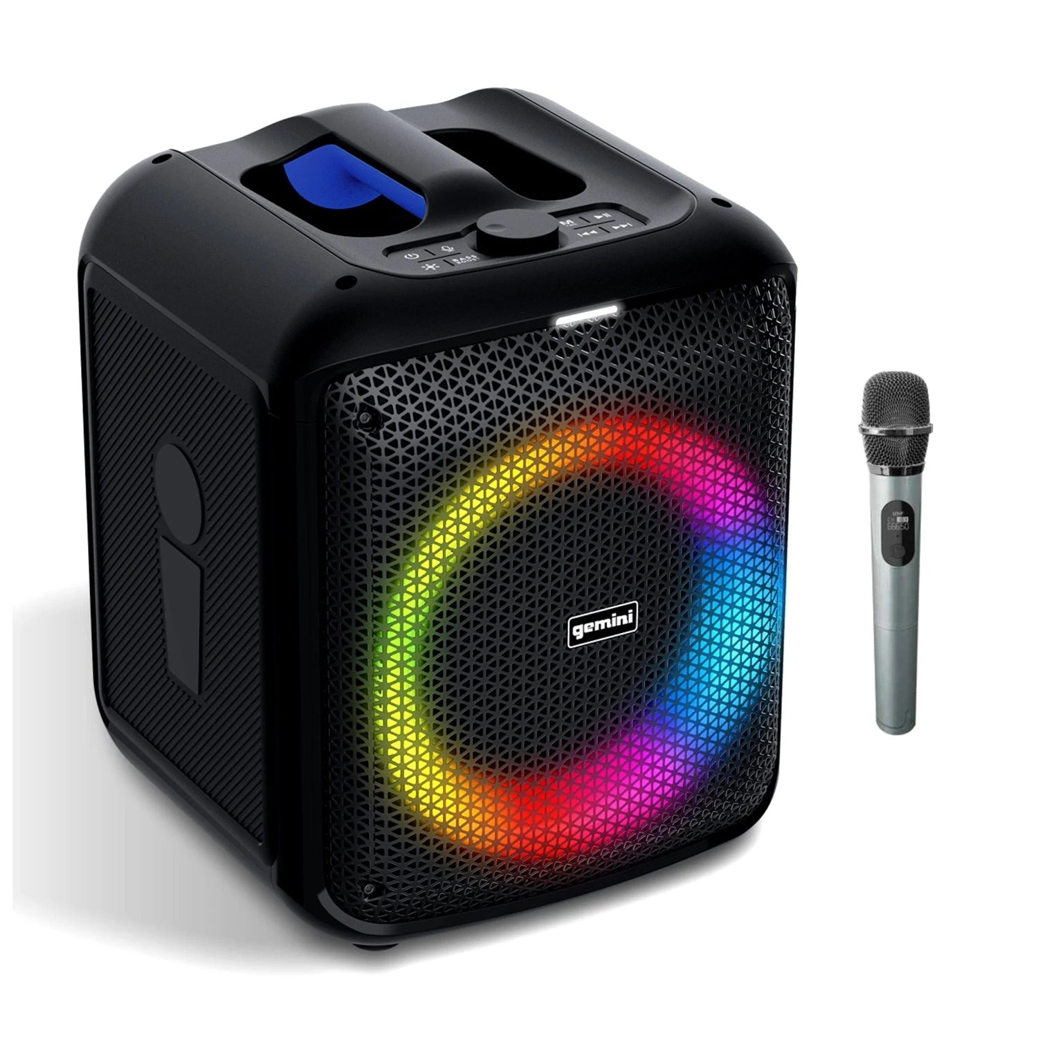 Gemini GGO-650L LED Portable Bluetooth Karaoke Speaker