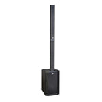 Front view of HK Audio POLAR 12 MK2 Black Column Speaker System showing sleek modern design”