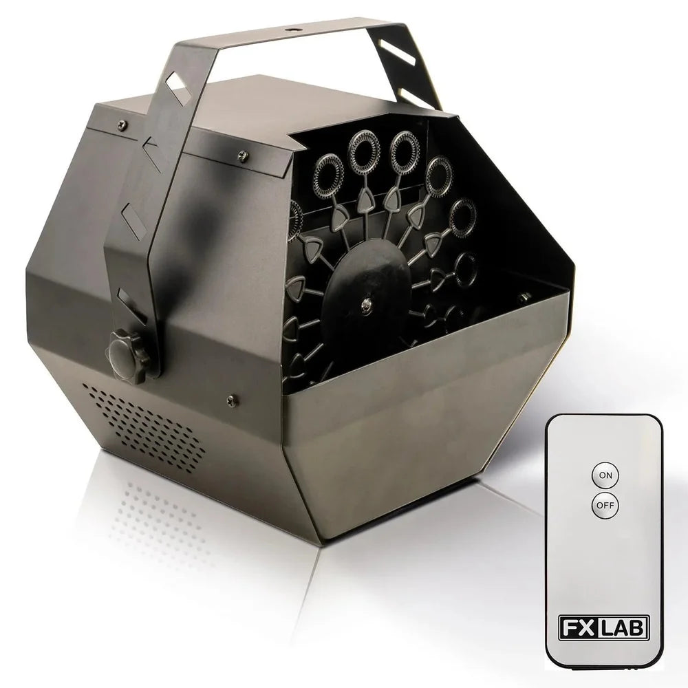 FX Lab Portable Bubble Effect Machine with Remote Control