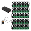 Q-Audio 50 Way Silent Disco Bundle With Portable Bluetooth Transmitter & Charger