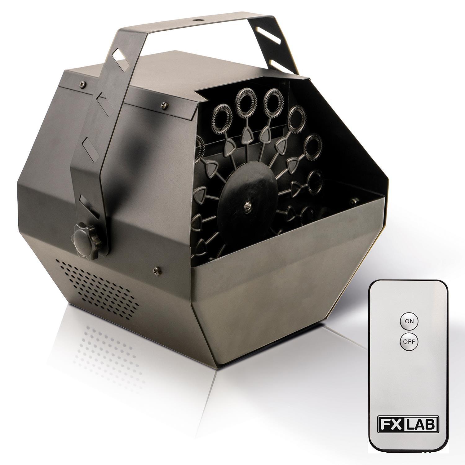 FX Lab Portable Bubble Effect Machine with Remote Control - DY Pro Audio
