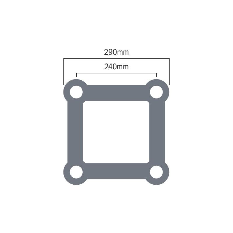 Global Truss F34 4 Way Cross Piece (F34C41) - DY Pro Audio