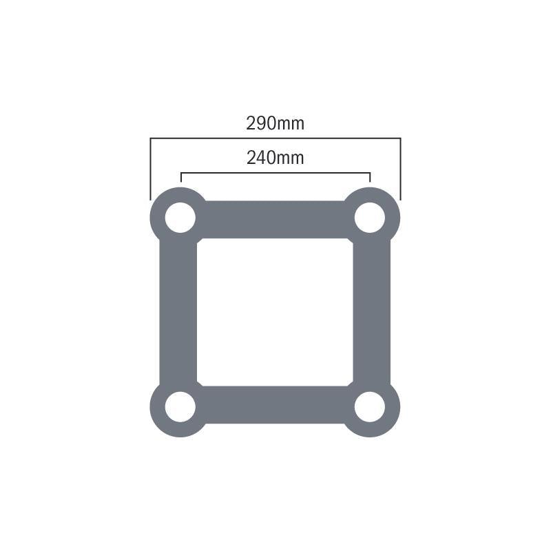 Global Truss Standard F34 0.75m Truss - DY Pro Audio