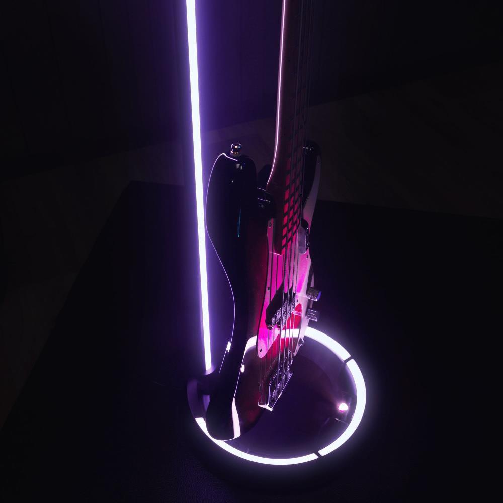 Gravity GS LS 01 NH B Guitar GLOW STAND®, Neckhug - DY Pro Audio