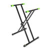 Gravity KSX 2 Keyboard Stand X - Form, Double, Black