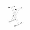 Gravity KSX 2 W Keyboard Stand X - Form, Double, White