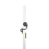 2 x Gravity LS 431 W White Square Base 35mm Speaker Lighting Stand With Bags
