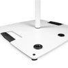 2 x Gravity LS 431 W White Square Base 35mm Speaker Lighting Stand