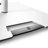 2 x Gravity LS 431 W White Square Base 35mm Speaker Lighting Stand With Bags