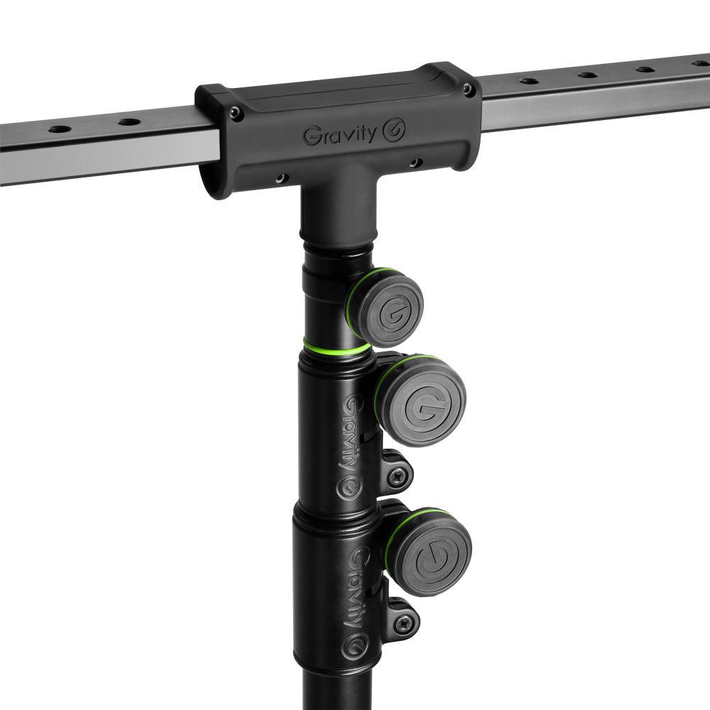 Gravity LS TBTV 17 Lighting Stand with T-Bar, Small - DY Pro Audio