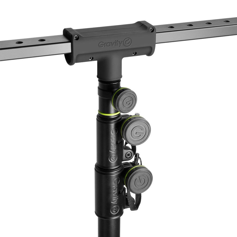 Gravity LS TBTV 28 Lighting Stand with T-Bar, Large - DY Pro Audio