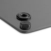 2 x Gravity LS431B Black Square Base 35mm Speaker Lighting Stand